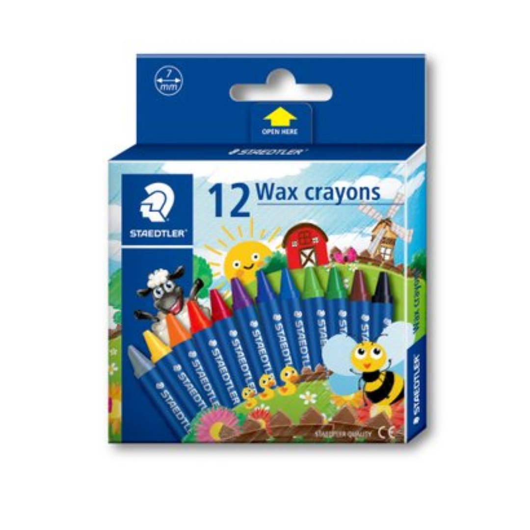 Staedtler Wax Crayon St=12col ST-2200-NC12